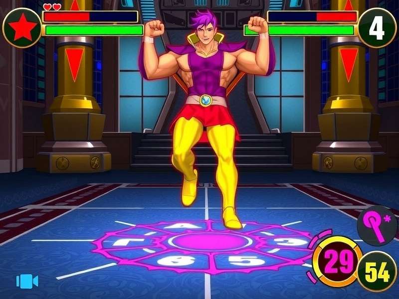 Turbo Spin Warrior Gameplay Screenshot